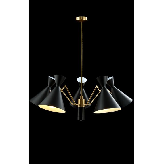 Люстра Crystal Lux JOVEN SP5 GOLD/BLACK, изображение 4