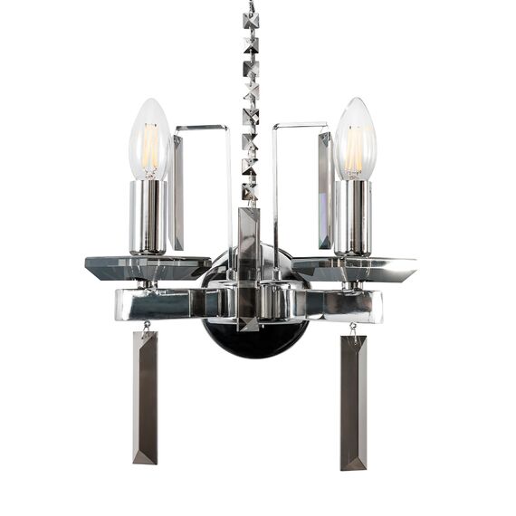 Бра Crystal Lux MARRON AP2 CHROME, изображение 2