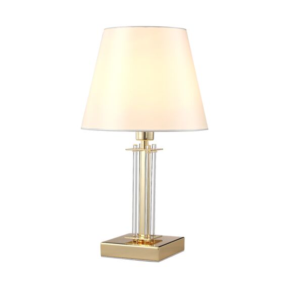 Настольная лампа Crystal Lux NICOLAS LG1 GOLD/WHITE, изображение 4