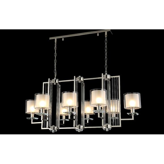 Люстра Crystal Lux NICOLAS SP8 L1000 GOLD/WHITE, изображение 2