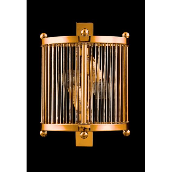 Бра Crystal Lux TADEO AP2 GOLD/TRANSPARENTE, изображение 3