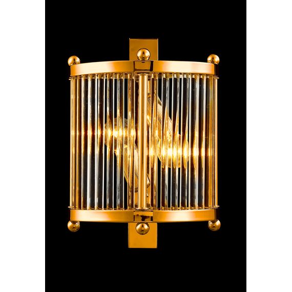 Бра Crystal Lux TADEO AP2 GOLD/TRANSPARENTE, изображение 4