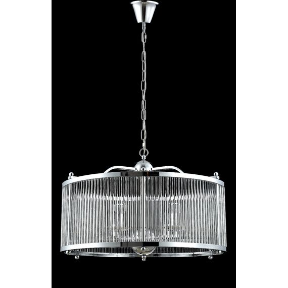 Люстра Crystal Lux TADEO SP6 D600 CHROME/TRANSPARENTE, изображение 3