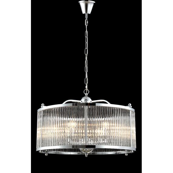 Люстра Crystal Lux TADEO SP6 D600 CHROME/TRANSPARENTE, изображение 4
