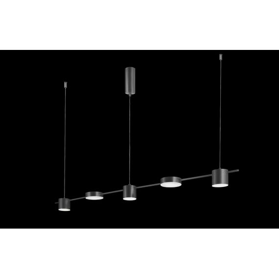 Светильник подвесной Crystal Lux TRISTAN SP5 L1200 BLACK, изображение 3