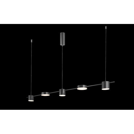 Светильник подвесной Crystal Lux TRISTAN SP5 L1200 BLACK, изображение 4