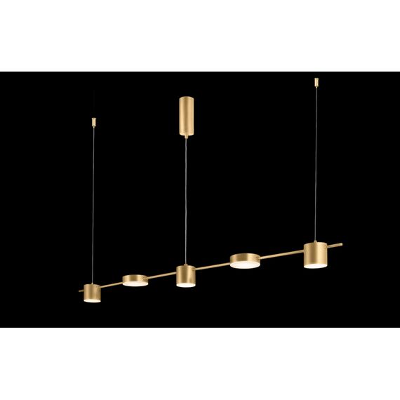 Светильник подвесной Crystal Lux TRISTAN SP5 L1200 GOLD, изображение 4