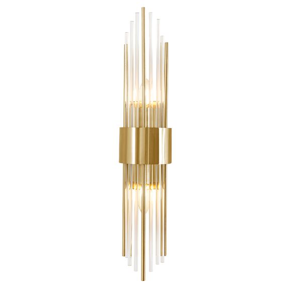 Бра Crystal Lux ATENTO AP2 BRASS/TRANSPARENTE, изображение 2