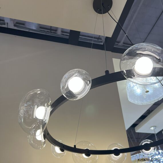 Люстра Crystal Lux BOSQUE SP12 BLACK/TRANSPARENT, изображение 7