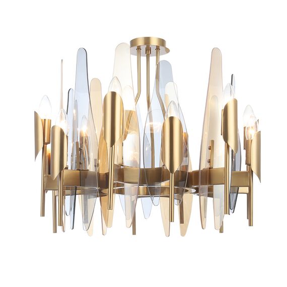 Люстра Crystal Lux CASA SP-PL12 BRASS, изображение 3