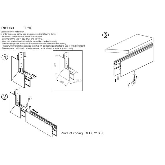 Внешний соединитель угловой для накладного магнитного шинопровода Crystal Lux CLT 0.213 03 WH, изображение 2