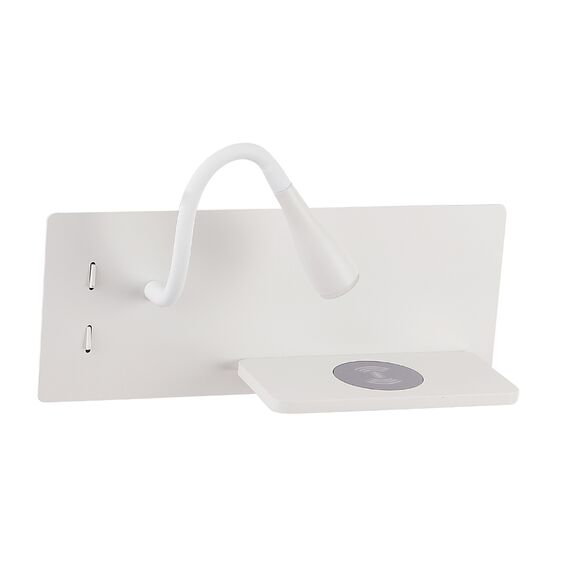 Бра Crystal Lux CLT 217W Qi+USB WH, изображение 3