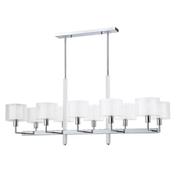 Люстры Crystal Lux MAESTRO SP-PL10 L1100 CHROME, изображение 2