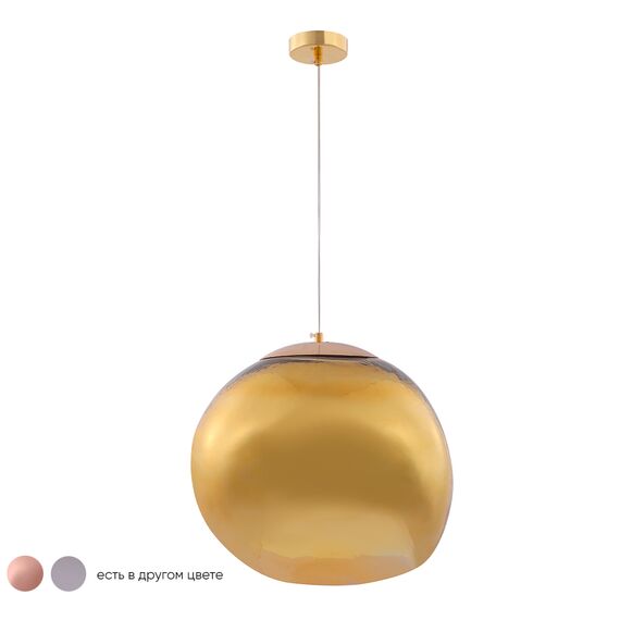 Светильник подвесной Crystal Lux MALAGA SP1 D360 GOLD, изображение 2