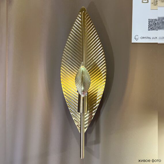 Бра Crystal Lux PALMA AP1 BRONZE, изображение 3