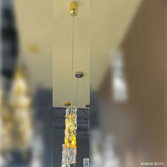 Светильник подвесной Crystal Lux PRIMAVERA SP1 GOLD, изображение 4