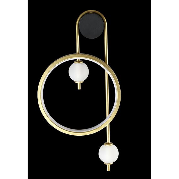 Бра Crystal Lux RODRIGO AP20W LED BLACK/GOLD, изображение 2