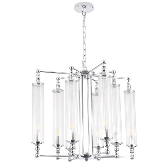 Люстра Crystal Lux TOMAS SP8 D650 CHROME