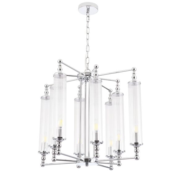 Люстра Crystal Lux TOMAS SP8 D650 CHROME, изображение 3