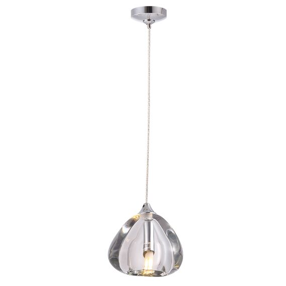 Светильник подвесной Crystal Lux VERANO SP1 TRANSPARENT, изображение 2