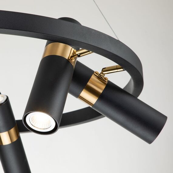 2997-6P, подвесная люстра, D650xH290/1220, 12xGU10LEDx5W, excluded, изображение 8