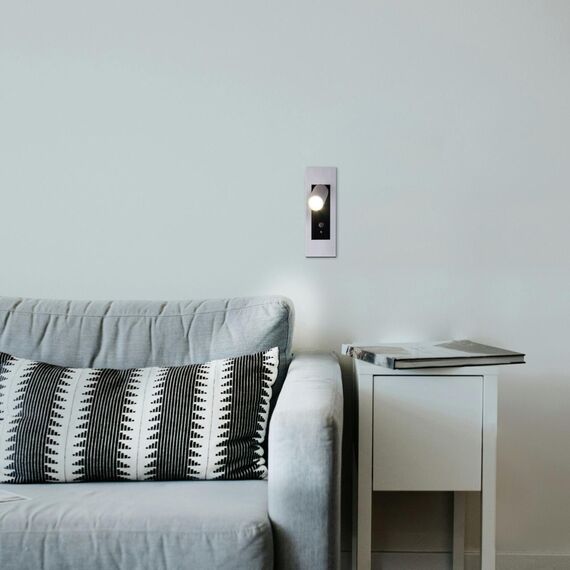 4282-1W, настенный светильник, D45xW50xH155, cutout:L40xW50xH143, LEDx3W, 150LM, 4000K, included, switch, изображение 5