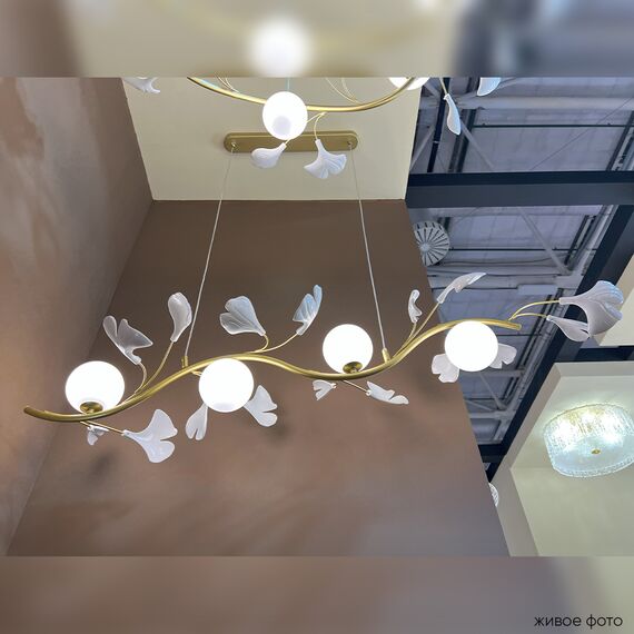 Светильник подвесной Crystal Lux COLIBRI SP4 GOLD, изображение 6