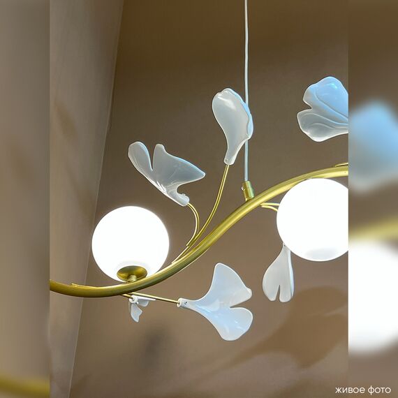 Светильник подвесной Crystal Lux COLIBRI SP4 GOLD, изображение 7