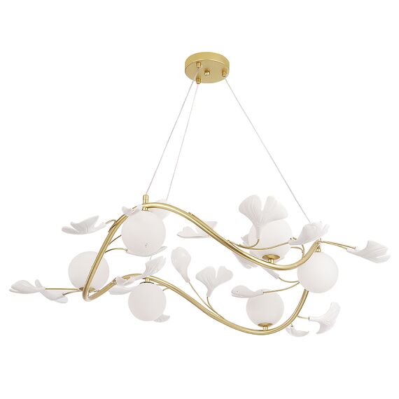 Люстра Crystal Lux COLIBRI SP6 GOLD, изображение 3