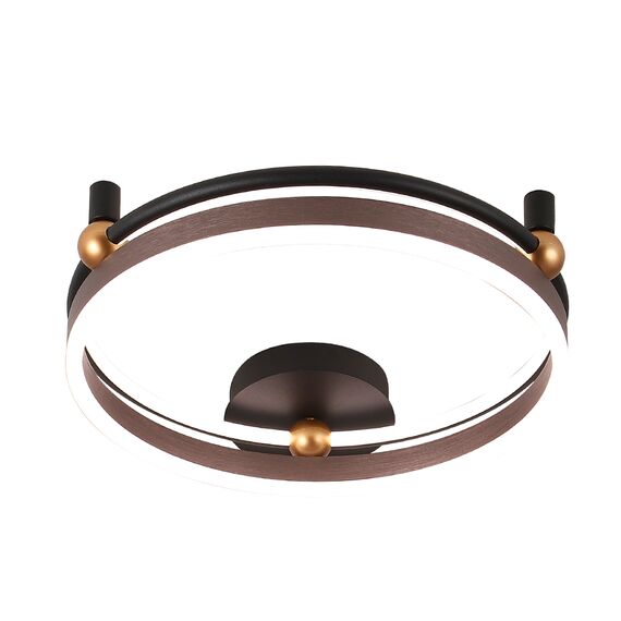 Светильник потолочный Crystal Lux FERNANDO PL48W LED COFFEE/BLACK, изображение 3