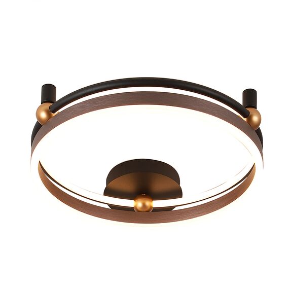 Светильник потолочный Crystal Lux FERNANDO PL48W LED COFFEE/BLACK, изображение 4