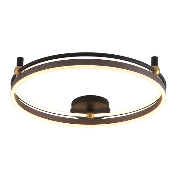 Светильник потолочный Crystal Lux FERNANDO PL72W LED COFFEE/BLACK, изображение 5