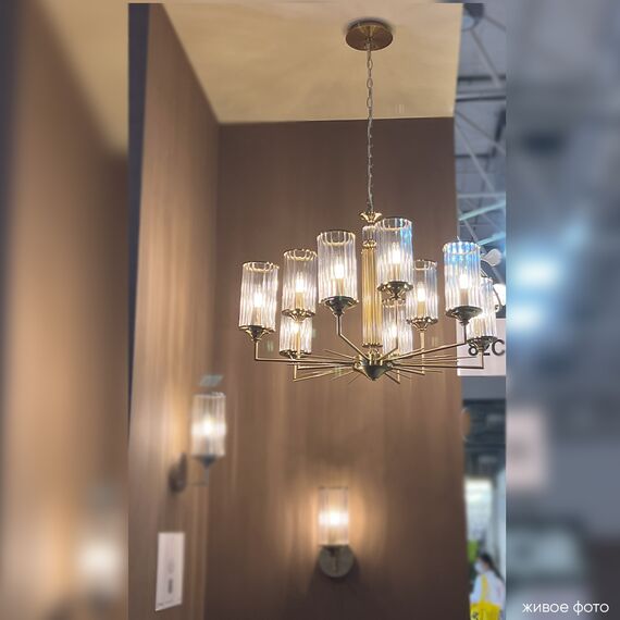 Люстра Crystal Lux GLORIA SP9 BRASS, изображение 7