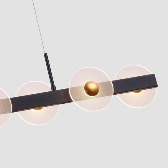 4317-6P, подвесная люстра, L910xW80xH255/1845, 6xLEDx5.3W, 1700LM, 4000K, CRI>90, included, изображение 3