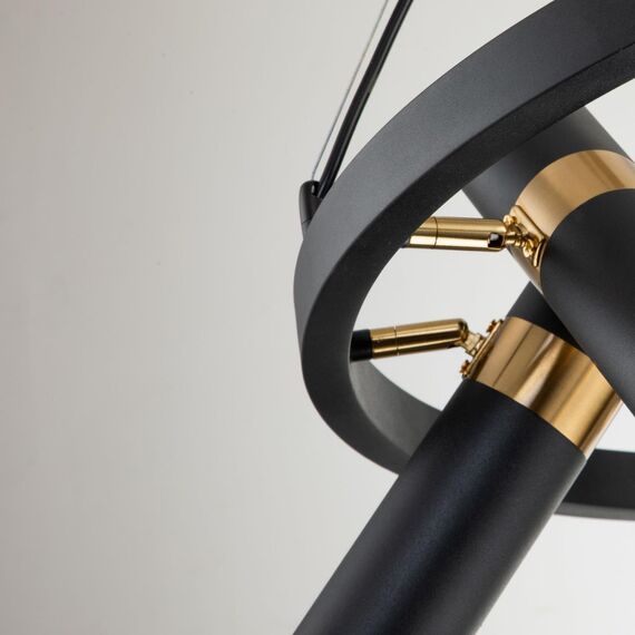 2997-6P, подвесная люстра, D650xH290/1220, 12xGU10LEDx5W, excluded, изображение 9