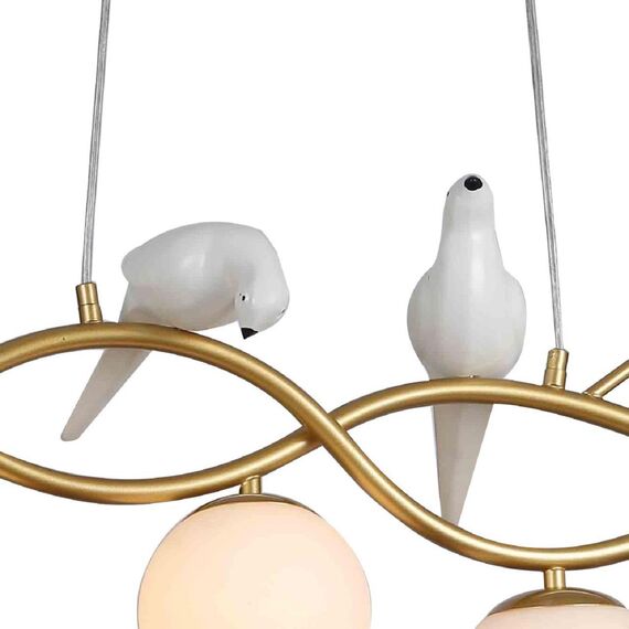 2742-4P, подвесная люстра, L820xW130xH250/1000, 4xE27x60W, excluded, изображение 3