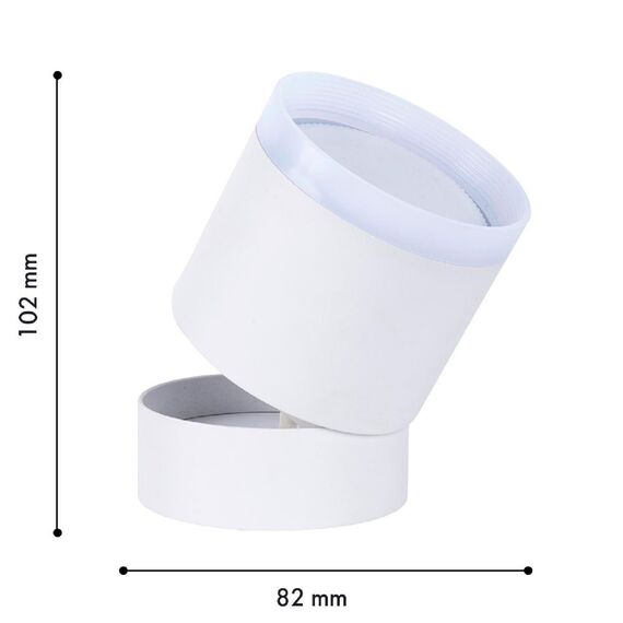 4709-1C, накладной светильник, D83xH102, 1xGX53LEDx15W, IP20, excluded, изображение 2