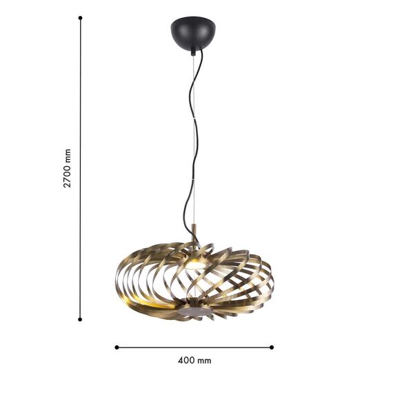 4679-1P, подвесная люстра, D400xH325/2700, LEDx6W, 500LM, 3000K, included, изображение 3