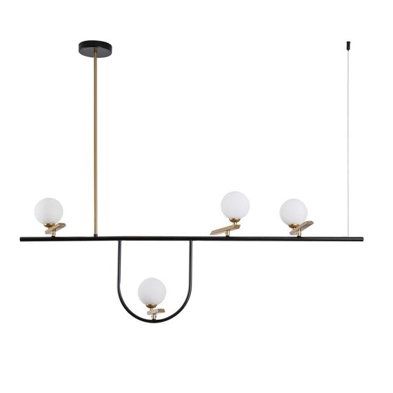 4109-4P, подвесная люстра, L1200xW280xH1000, 4xG9LEDx5W, excluded, изображение 2