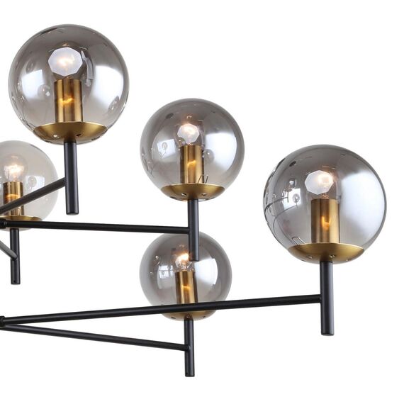 3088-10P, потолочная люстра, D980xH410/710, 10xE14x40W, excluded, изображение 4