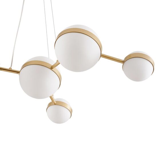 4448-8P, подвесная люстра, D1275xH1100/1350, LEDx60W, 5505LM, 4000K, included, изображение 6