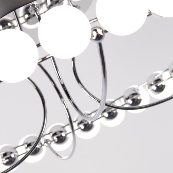 4589-6C, потолочная люстра, D600xH200, LEDx43W, 3400LM, 4000K, included, изображение 4