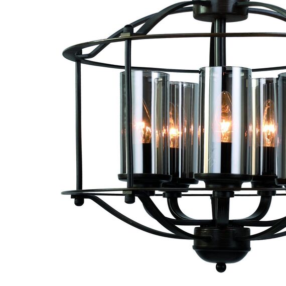 2057-5P, люстра подвесная, D450xH440/1440, 5xE14x40W, excluded, изображение 4