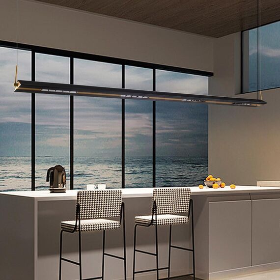 4398-12P, подвесная люстра, L1234xW160xH200/1600, LEDx30W, 2625LM, 3000K/4700K/6500K, IP20, included, изображение 5