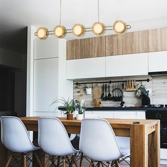 4334-10P, подвесная люстра, L950xW64xH175/1800, 10xLEDx4W, 3200LM, 4000K, included, изображение 3