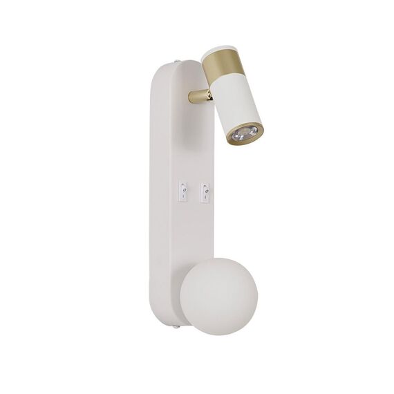 4172-2W, настенный светильник, D160xW120xH340, 1xG9LEDx10W, excluded + LEDx3W, 157LM, 4000K, included, switch, изображение 2