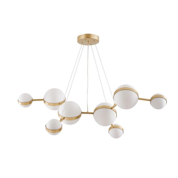 4448-8P, подвесная люстра, D1275xH1100/1350, LEDx60W, 5505LM, 4000K, included, изображение 2