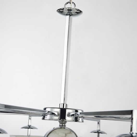 2821-10P, подвесная люстра, D1000xH490/1555(H580/1645), 10xE14x40W, excluded, изображение 8