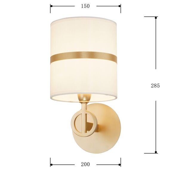 2634-1W, настенный светильник, D200xW150xH285, 1xE14x40W, excluded, изображение 3