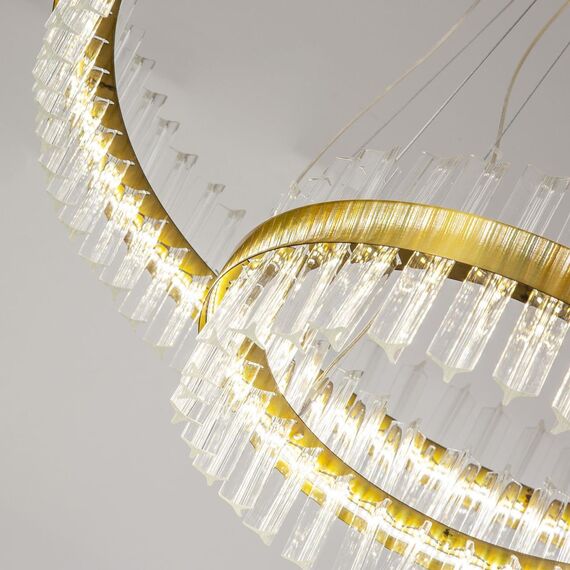 4012-12P, подвесная люстра, D800xH320/1820, LEDx40W + LEDx20W, 4800LM, 3000-6000K, included, remote control, изображение 5